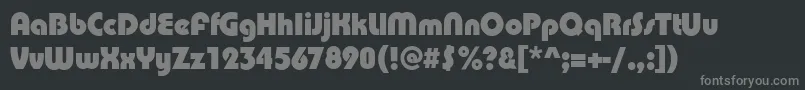 More about PuenteBold Font PuenteBold Font – Gray Fonts on Black Background