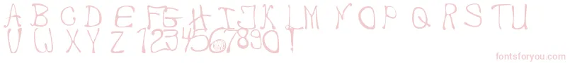 Шрифт MyHandwriting – розовые шрифты