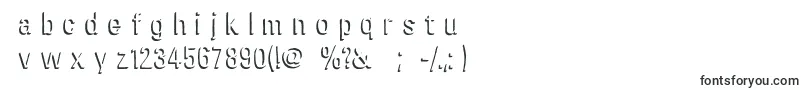 Chiratype Font – Very narrow Fonts