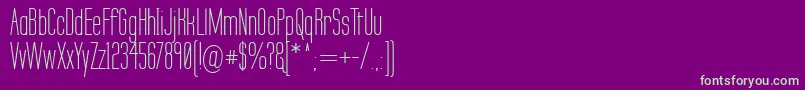 Шрифт LabtopSecundo – зелёные шрифты на фиолетовом фоне