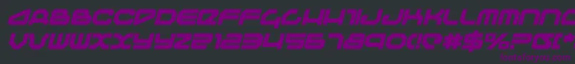 Travelerbi Font – Purple Fonts on Black Background