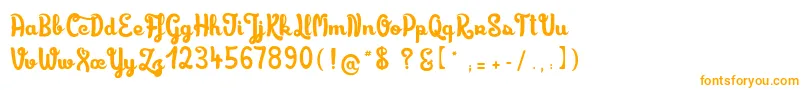 Limonadedecamomille Font – Orange Fonts