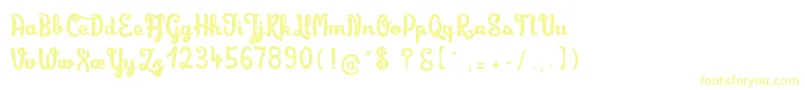 Limonadedecamomille Font – Yellow Fonts