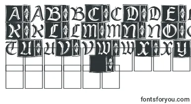  RustickCapitals font
