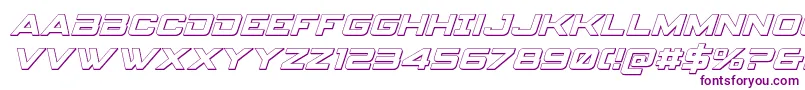 Spyagencyv33Dital Font – Purple Fonts on White Background