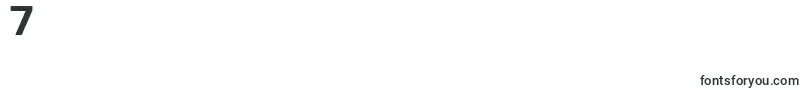Soolidium-Schriftart – Schriften für die Ziffer 7