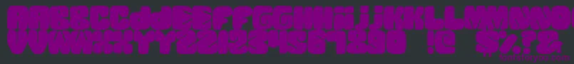 SquandedBlack Font – Purple Fonts on Black Background