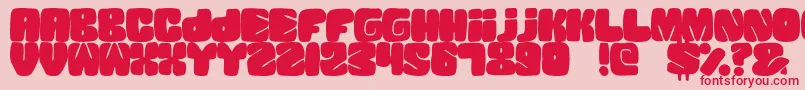 More about SquandedBlack Font SquandedBlack Font – Red Fonts on Pink Background