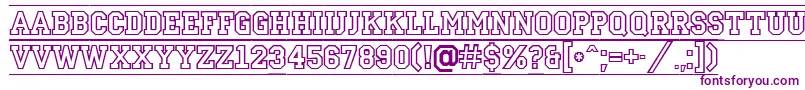 ACampusotldcfr Font – Purple Fonts