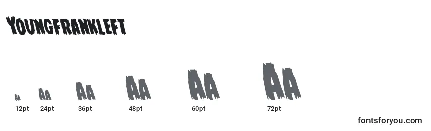 Youngfrankleft Font Sizes