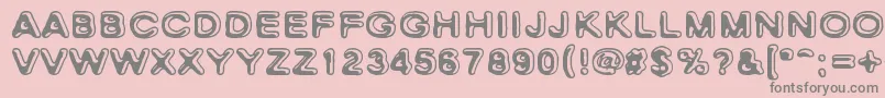 Weitere Informationen zur SkinnyZebra-Schriftart SkinnyZebra-Schriftart – Graue Schriften auf rosa Hintergrund