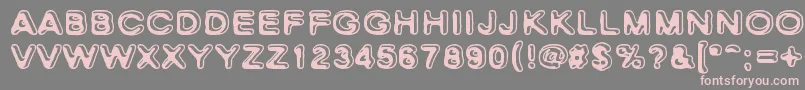 Weitere Informationen zur SkinnyZebra-Schriftart SkinnyZebra-Schriftart – Rosa Schriften auf grauem Hintergrund