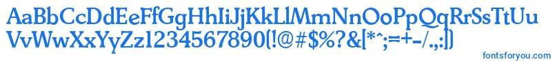 More about DerringerserialMediumRegular Font DerringerserialMediumRegular Font – Blue Fonts on White Background