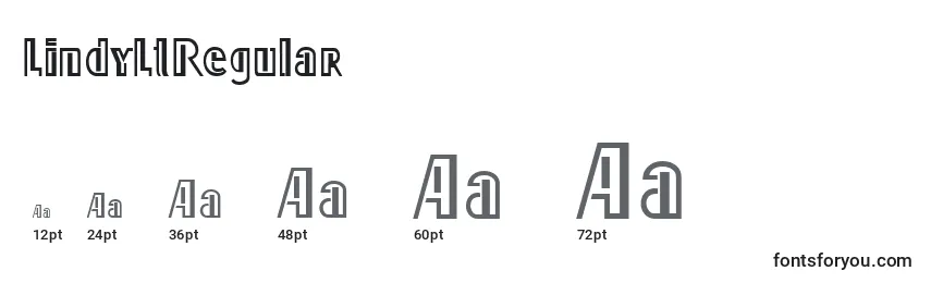 LindyLtRegular Font Sizes