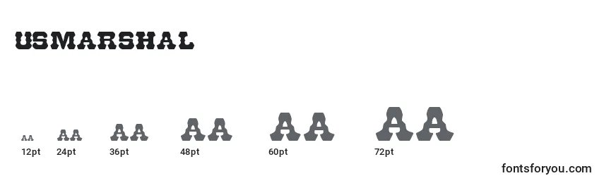 Usmarshal Font Sizes