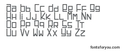 Обзор шрифта EspacioCuadrado