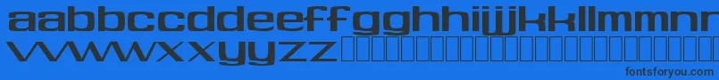 Softhits Font – Black Fonts on Blue Background