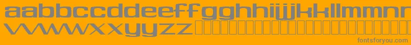 Softhits Font – Gray Fonts on Orange Background