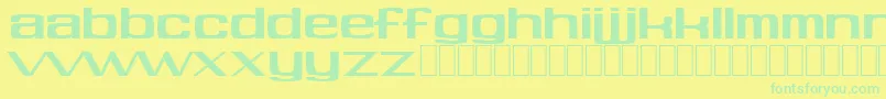 Softhits Font – Green Fonts on Yellow Background