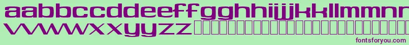 Softhits Font – Purple Fonts on Green Background