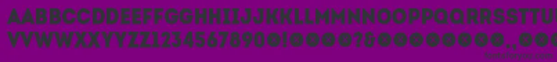 IntroCondBlackFree Font – Black Fonts on Purple Background