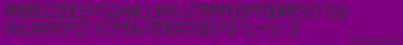 LiquidcrystalNormal Font – Black Fonts on Purple Background