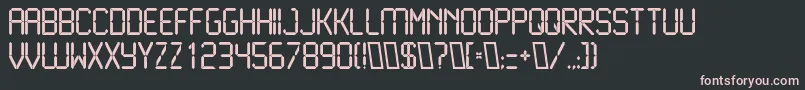 LiquidcrystalNormal Font – Pink Fonts on Black Background