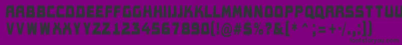 AConceptotitulldbk Font – Black Fonts on Purple Background