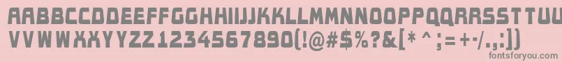 AConceptotitulldbk Font – Gray Fonts on Pink Background