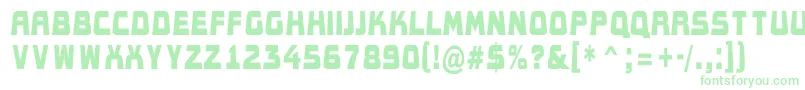 AConceptotitulldbk Font – Green Fonts on White Background