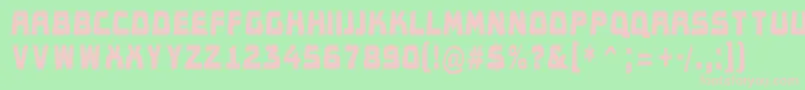 AConceptotitulldbk Font – Pink Fonts on Green Background