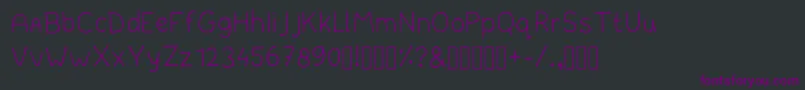 fuente LettertypemiesRegular – Fuentes Moradas Sobre Fondo Negro