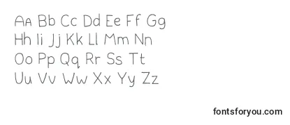 Schriftart LettertypemiesRegular