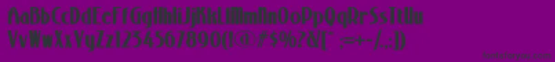 StonyIslandNfBold Font – Black Fonts on Purple Background