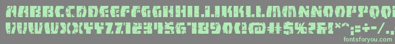 FirefightBb Font – Green Fonts on Gray Background