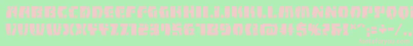 FirefightBb Font – Pink Fonts on Green Background