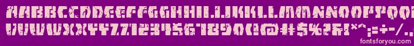 FirefightBb Font – Pink Fonts on Purple Background