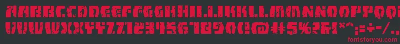 FirefightBb Font – Red Fonts on Black Background