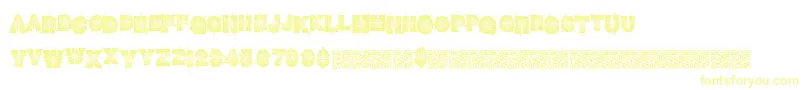 Шрифт Winterdecor – жёлтые шрифты