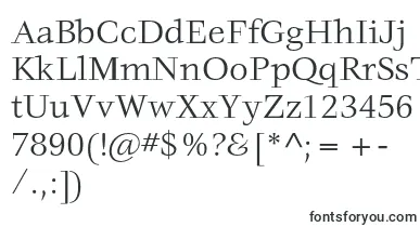 Zachery font – serif Fonts