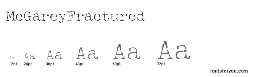 McGareyFractured Font Sizes