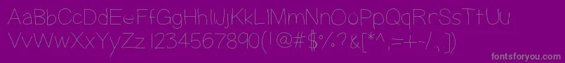 Highyield Font – Gray Fonts on Purple Background