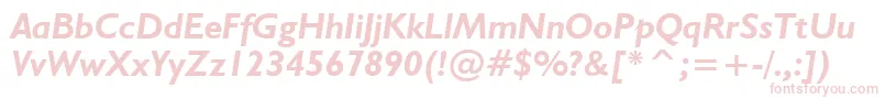 Humanist521BoldItalicBt Font – Pink Fonts