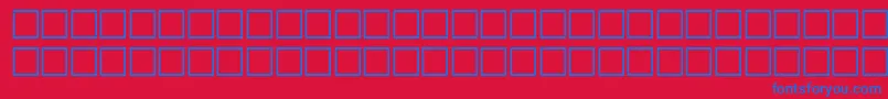 WordaboldBold Font – Blue Fonts on Red Background