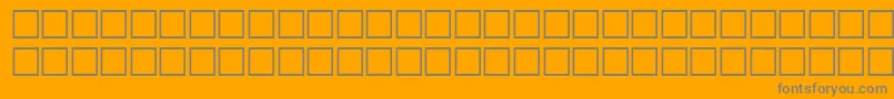 WordaboldBold Font – Gray Fonts on Orange Background