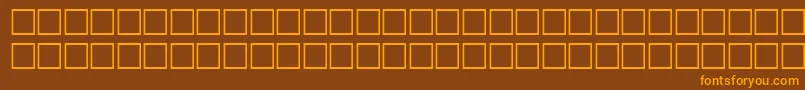 WordaboldBold Font – Orange Fonts on Brown Background