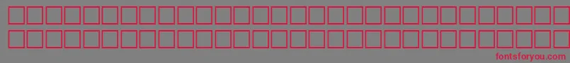WordaboldBold Font – Red Fonts on Gray Background