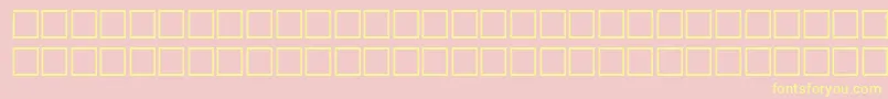 WordaboldBold Font – Yellow Fonts on Pink Background
