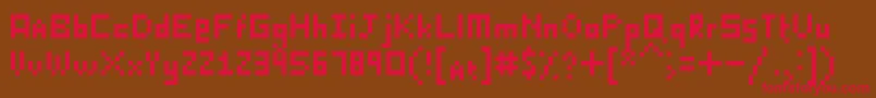 KillerLasagna Font – Red Fonts on Brown Background