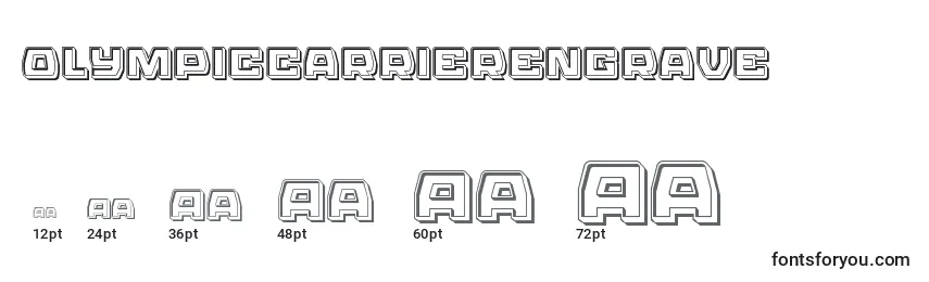 Olympiccarrierengrave Font Sizes